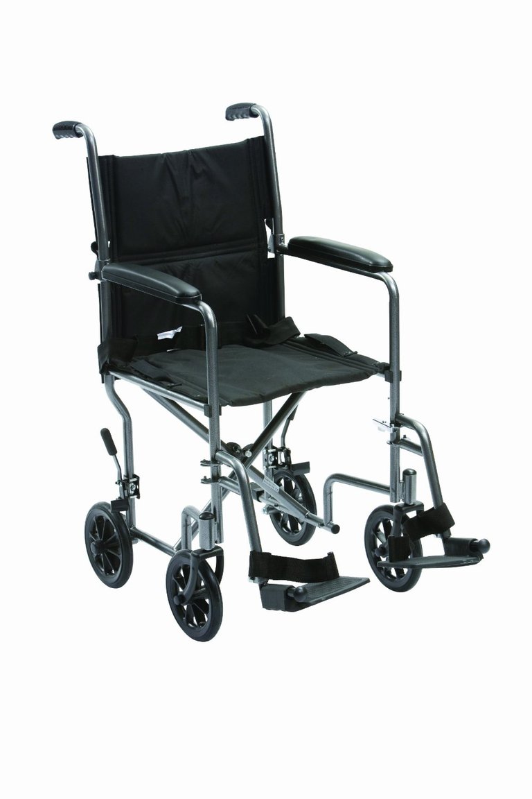 Drive Medical 19-inch Steel Travel Chair