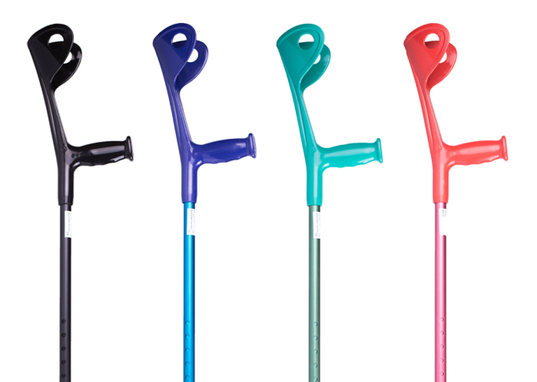 Open Cuff Adjustable Elbow Crutches