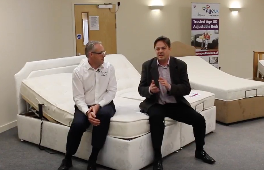 What are the reassurances that Theraposture gives Age UK Adjustable Bed customers?