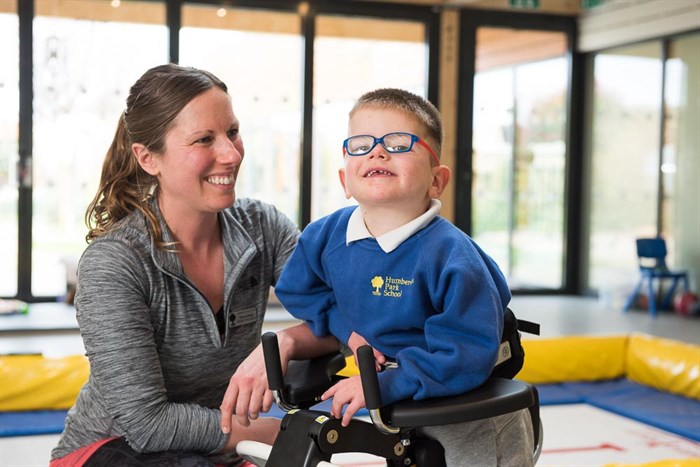 Tommy, aged 3, achieves encouraging gait progress with R82’s Mustang Walker