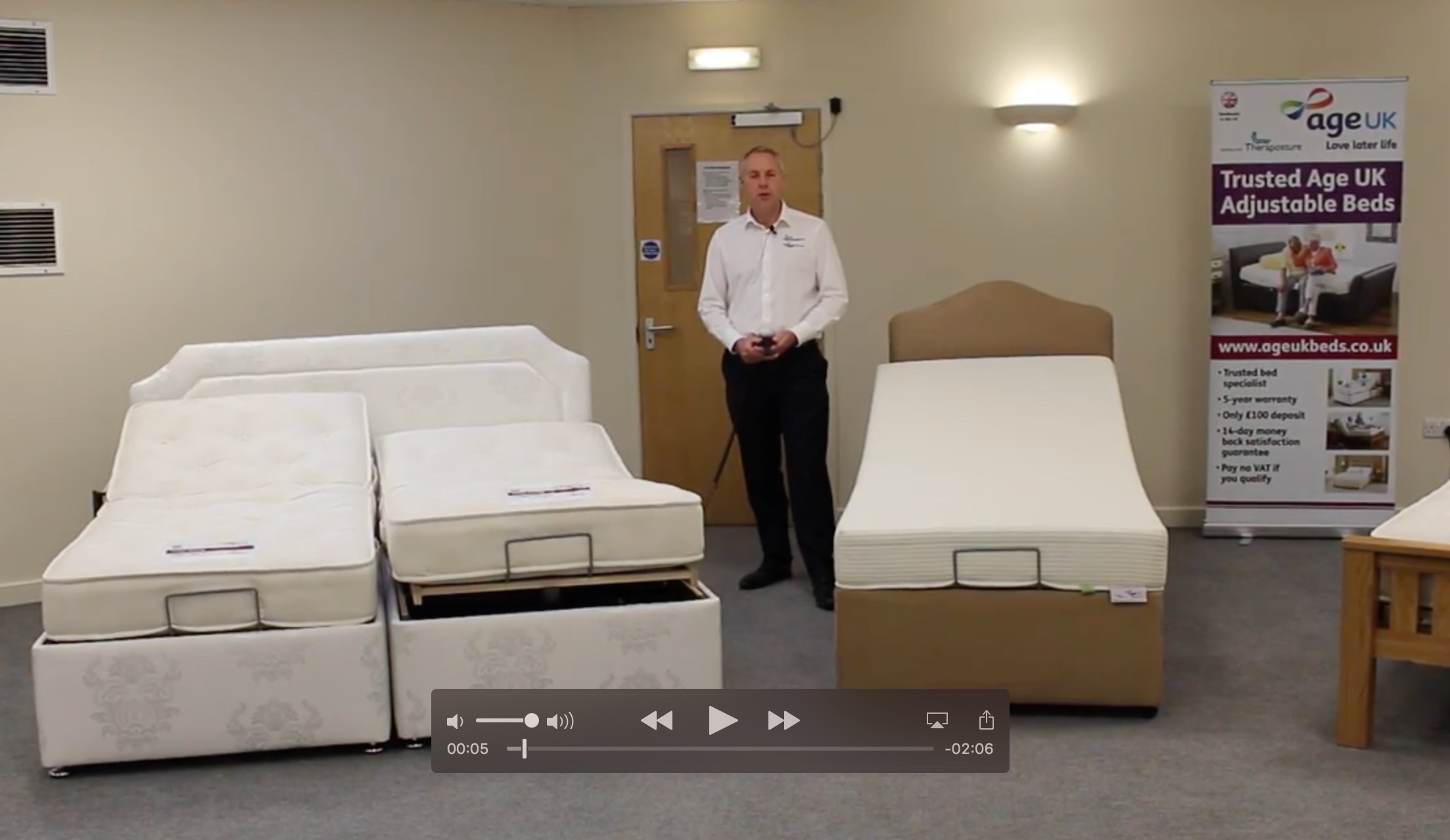 Age UK Adjustable Beds from Theraposture - introducing the range