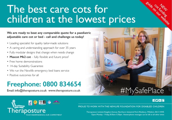 Theraposture ready to beat comparable paediatric care cot quotes